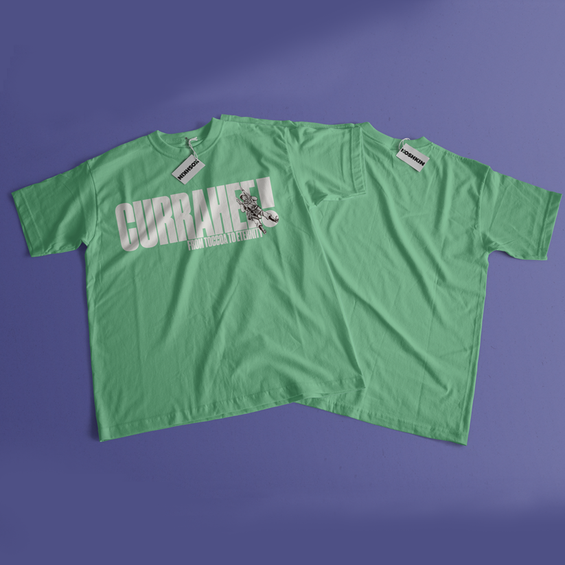 ¡Currahee! Camiseta de cuello redondo.